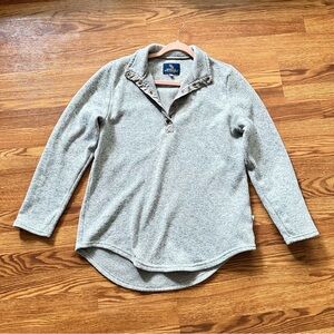 Simply Southern Gray V-Neck Sweater